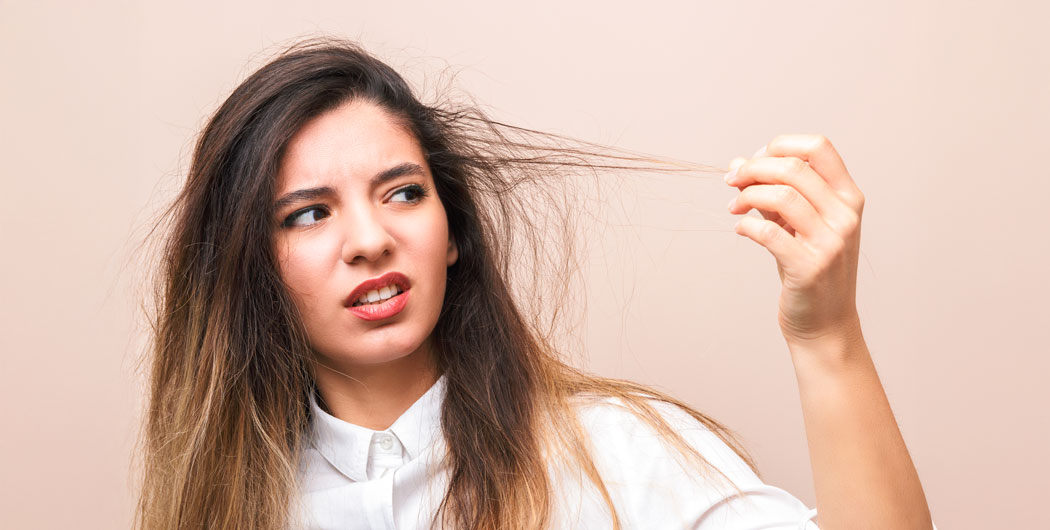 damaged hair